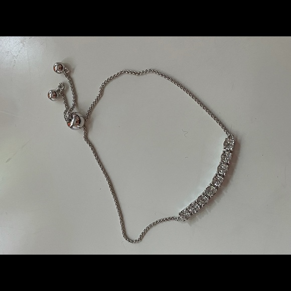 Diamond Cluster Bolo Bracelet - Picture 4 of 6